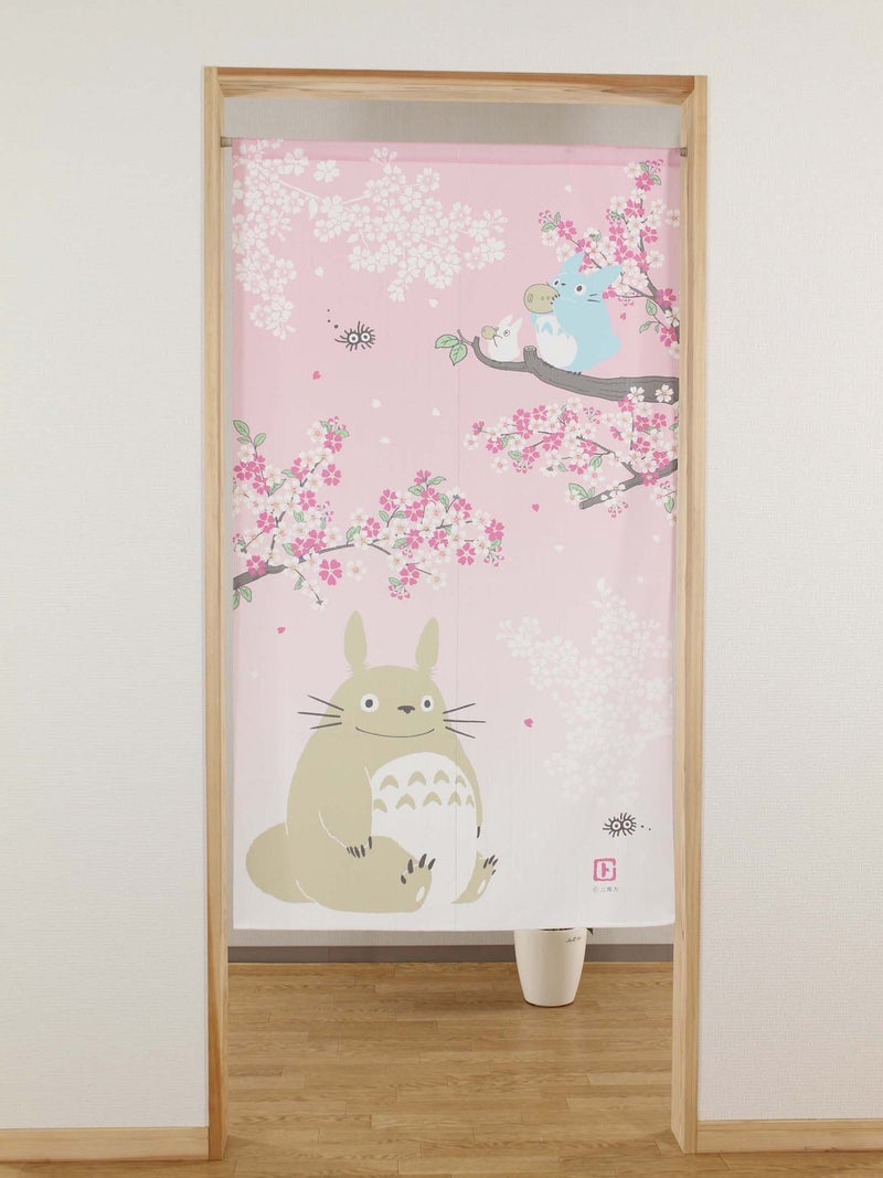 NARUMI é¸£æµ· Studio Ghibuli Totoro Noren Curtain Tapestry Spring Dance of the Sakura, Hallway - Image 2